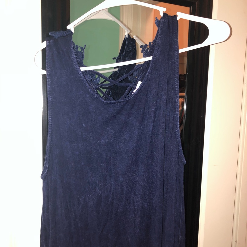 Deep Blue Tank Dress